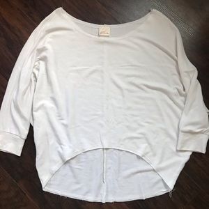 Loose fit dolman sleeve top